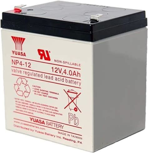 Uasa Battery Np4 12 12 V 4ah Battery Amazonca Electronics