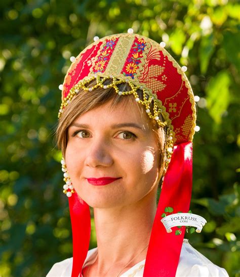 Russian Traditional Brocade Kokoshnik Russian Crown Russian Etsy