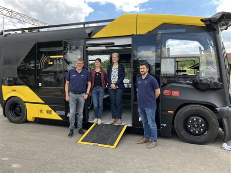 Zukunftsnetzwerk Öpnv Rabus Testfahren Mit Autonomen Shuttles Gestartet