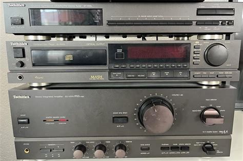 Technics Stereoanlage Inkl X Jvc Boxen Mit Holzk Rper Kaufen Auf