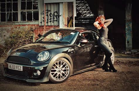 Free Mini Cooper With Sexy Women Modern Wallpaper Picture Modern Wallpaper