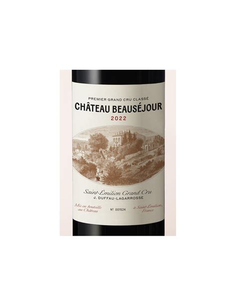 Château Beauséjour Duffau Lagarosse 2022 1er Grand Cru Classé B