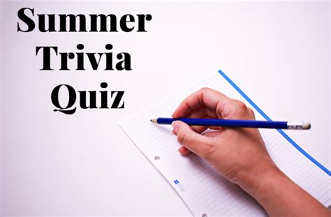 Summer Trivia Questions And Answers Printable