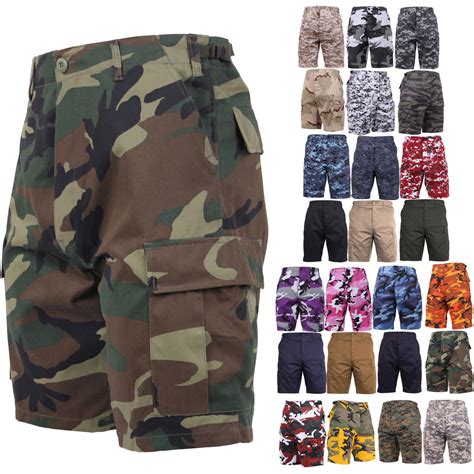 Tactical Bdu Shorts Military Camo Cargo Shorts Army Fatigues Camouflage