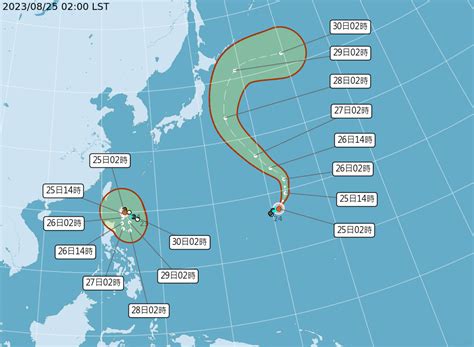 雙颱共舞！蘇拉明變中颱 最新路徑「31日穿台籠罩」 Ettoday生活新聞 Ettoday新聞雲