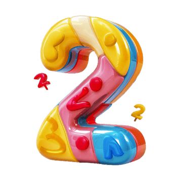 cartoon number  transparent background number   png