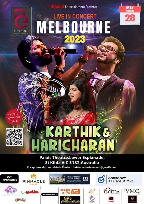 Karthik & Haricharan Live In Concert In Melbourne - DryTickets.com.au