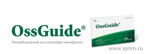 Резорбируемая коллагеновая мембрана OssGuide — Медтехника / IPRIM.RU