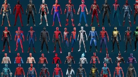 Complete Spider Man Remastered Suit Pack Stark Raimi Tasm Scarlet Punk Bagman Princec23 At