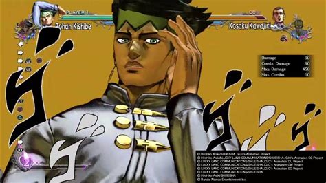 Jojos Bizarre Adventure All Star Battle R Rohan Kishibe Moveset