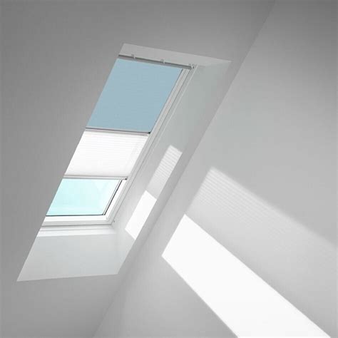 Velux Verdunkelungs Rollo Duo DFD Himmelblau Weiß 4576 114x140 cm 608