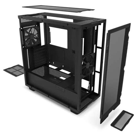 Nzxt H Flow Atx Tempered Glass Mid Tower Perforated Ventilated