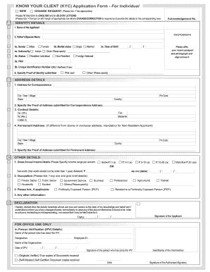 Fillable Online Change Request Please Tick The Appropriate Fax Email