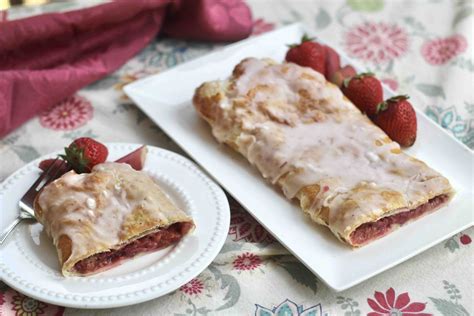 Easy Strawberry Rhubarb Strudel Diary Of A Mad Hausfrau