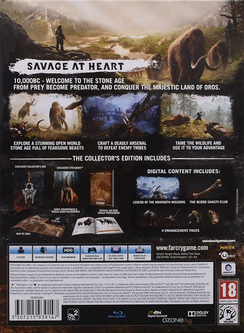 Far Cry Primal Collector S Edition Ps Ozone Bg