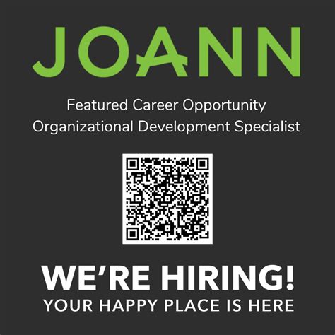 JOANN Stores on LinkedIn: #hiring #happyplace #organizationaldevelopment