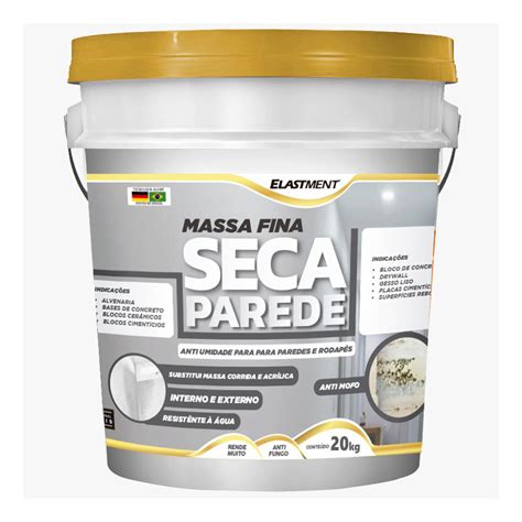 Massa Plastica Para Parede - Massa Fina para Nivelamento Seca Parede 4kg Branco - Constru Livre