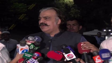 🔴 Live Cm Kpk Ali Amin Gandapur Media Talk Sifc Meeting Inside Story