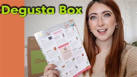 Degustabox September Willow Biggs Youtube