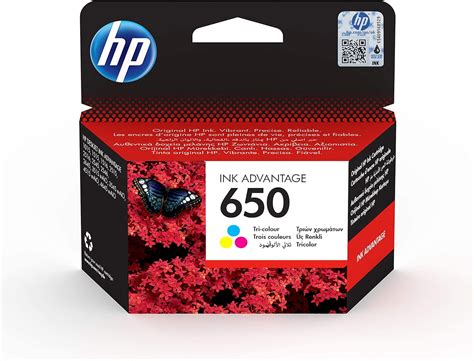 HP CZ102AE 650 Tri-Color Ink Advantage Cartridge: Buy Online at Best ...