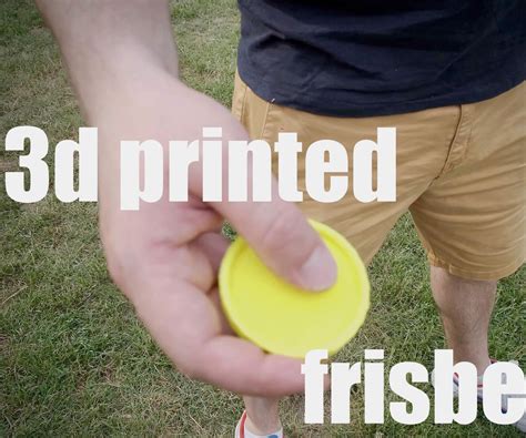 3d Printed Tiny Frisbee Instructables