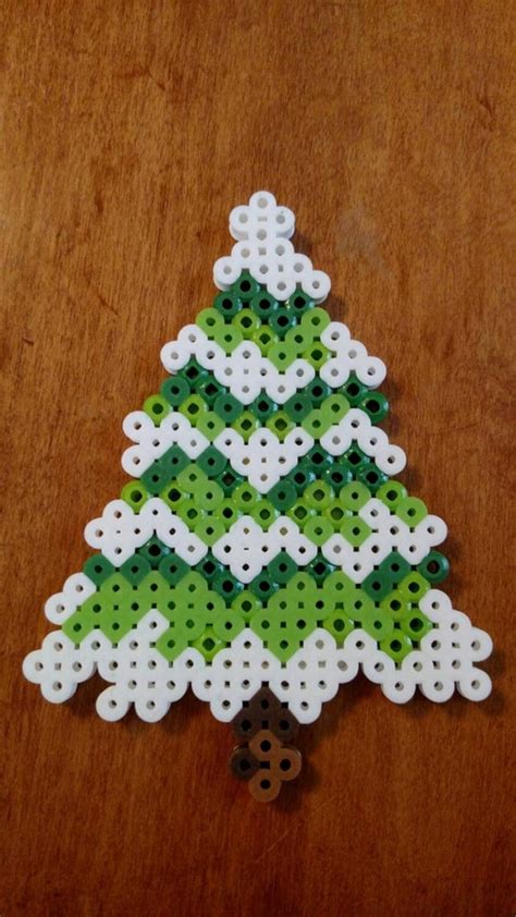 Items Similar To Christmas Tree Evergreen Perler Beads Magnet On Etsy