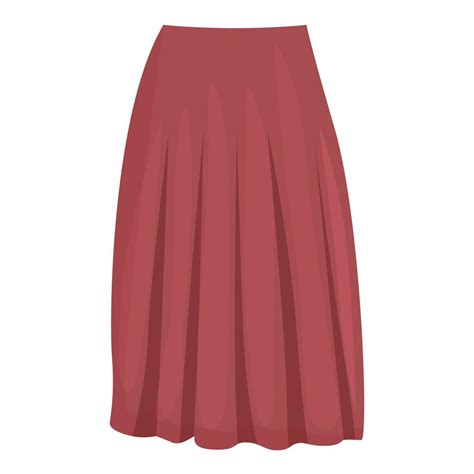 Red Cherry Skirt Icon Cartoon Vector Mini Woman 16279390 Vector Art At