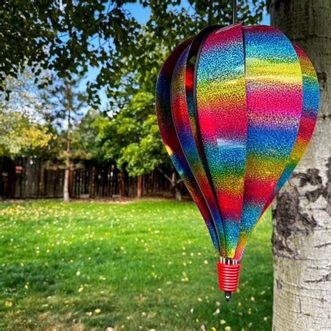 Latitude Run Rainbow Whirl Panel Hot Air Balloon Reviews Wayfair