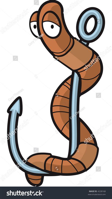 Worm On Hook Stock Photo 4228168 Shutterstock