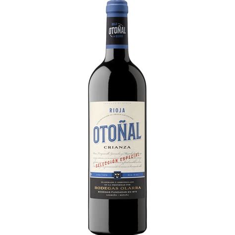 Vino tinto crianza Selección Especial DOCa Rioja botella 75 cl OTOÑAL