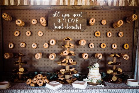 wedding donut wall   astyledweddingcom