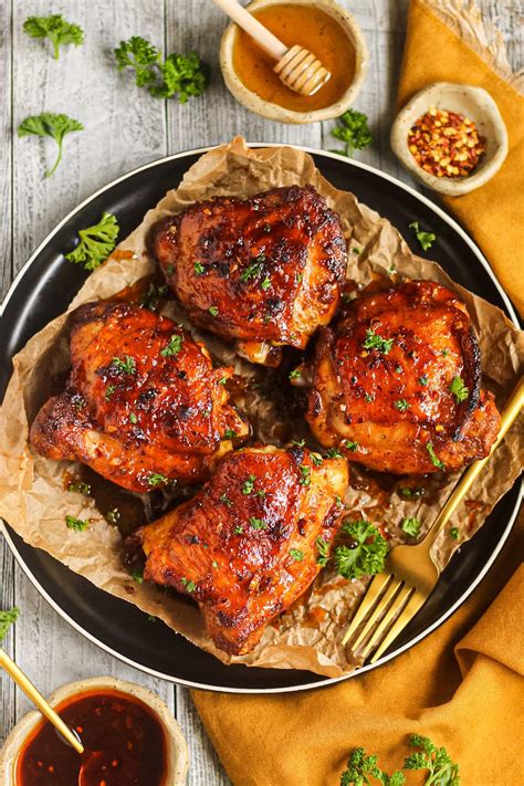 Hot Honey Butter Chicken Thighs Recipe Cart