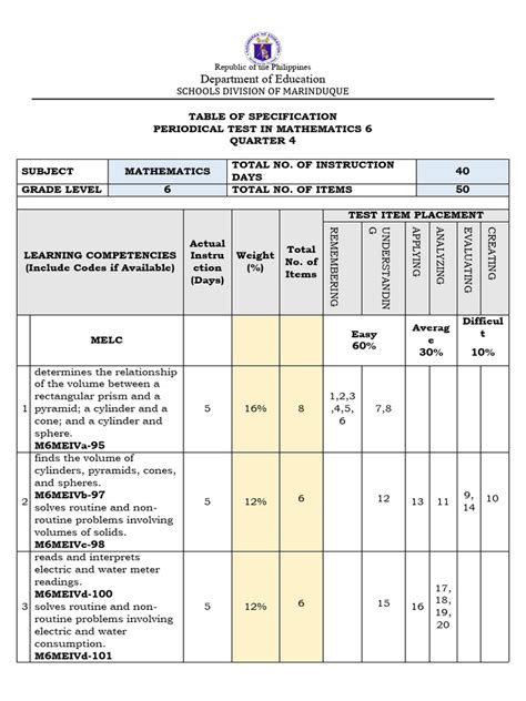 math  tos answer key  science