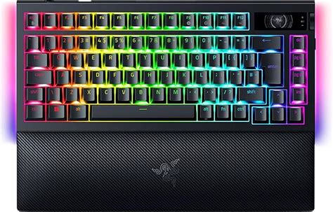 Razer BlackWidow V Pro Wireless Hot Swappable Gaming Keyboard OLED Display Command