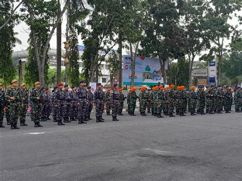 Lanal Dumai Hadir Dalam Apel Gelar Pasukan Operasi Mantap Brata Lancang