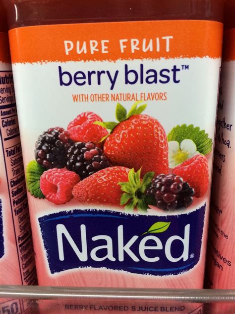 Berry BLAST Natural Flavors Naked Juice Bottle Naked Juice