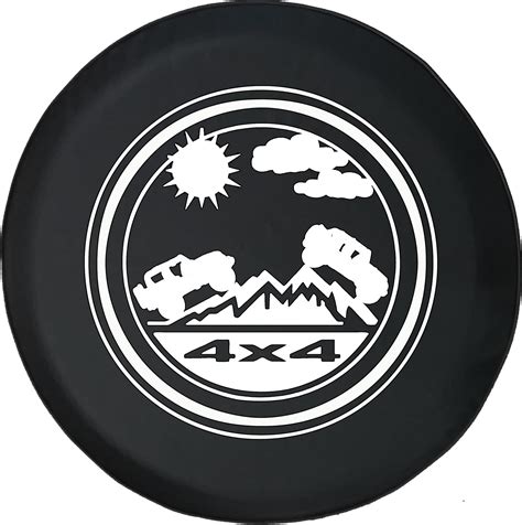 Black Tire Covers Tire Accessories For Campers Suvs Trailers