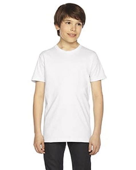 American Apparel 2201w Boys Fine Jersey T Shirt