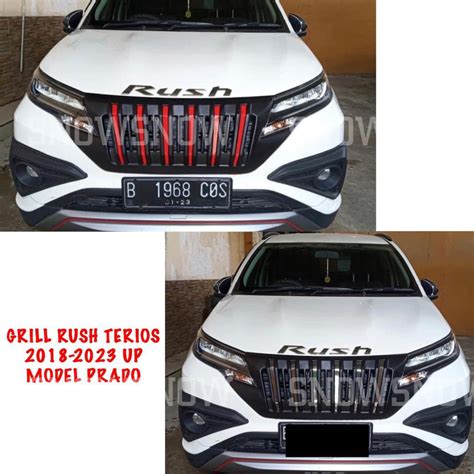 Jual Grill Bumper Depan All New Rush Terios 2018 2021 2022 2023 GR