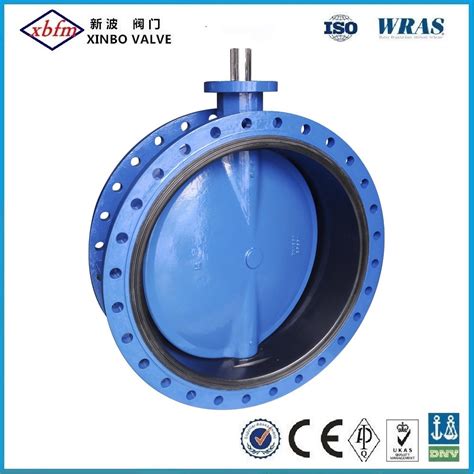 U Type Flanged Butterfly Valve China Pn16 Double Flange Centreline Butterfly And Ductile Iron