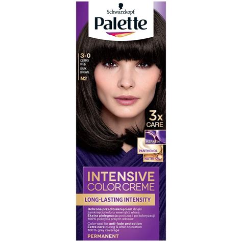 Palette Intensive Color Creme plaukų dažai kreminės spalvos 3 0 N2