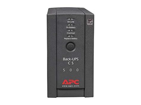 Apc Bk500blk Back Ups Cs 500va300w Ups System