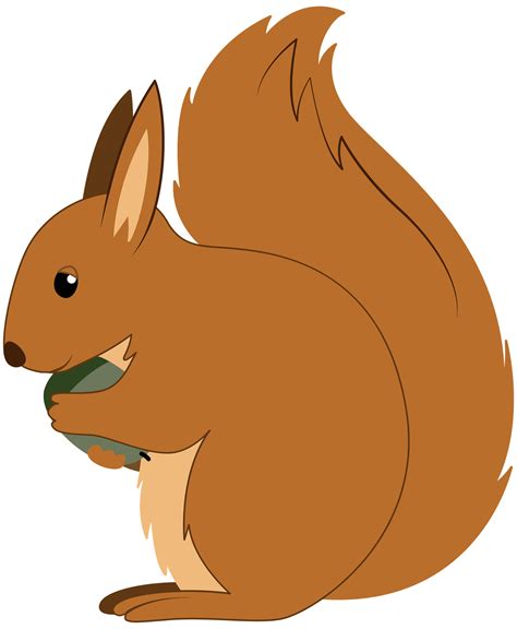 Squirrel With Nut Clipart At Saspeelingblog Blog