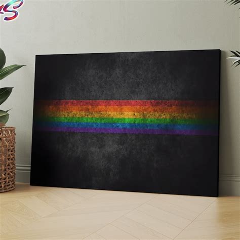 Gay Canvas Wall Art Etsy