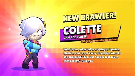 Am Deblocat O Nou Chromatic Pe Brawl Stars Numit Colette Youtube