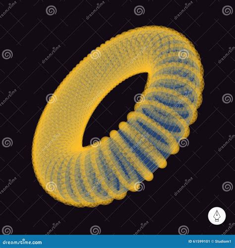 Torus. Connection Structure Stock Vector - Illustration of dimensional