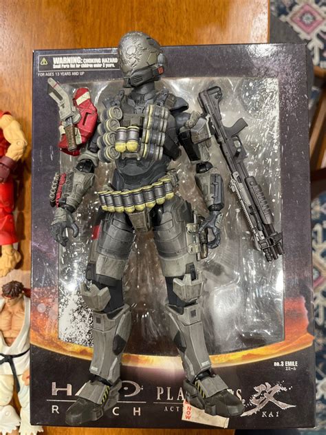 Emile Halo Reach Play Arts Kai Hobbies Toys Toys Games On Carousell