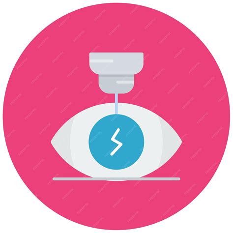 Premium Vector Laser Vision Correction Flat Illustration