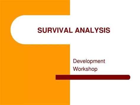 Ppt Survival Analysis Powerpoint Presentation Free Download Id 4208948