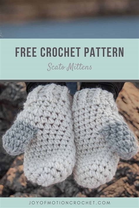 Easy Crochet Mittens - FREE Crochet Pattern